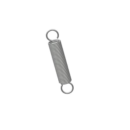 Extension Spring, O= .094, L= .50, W= .010